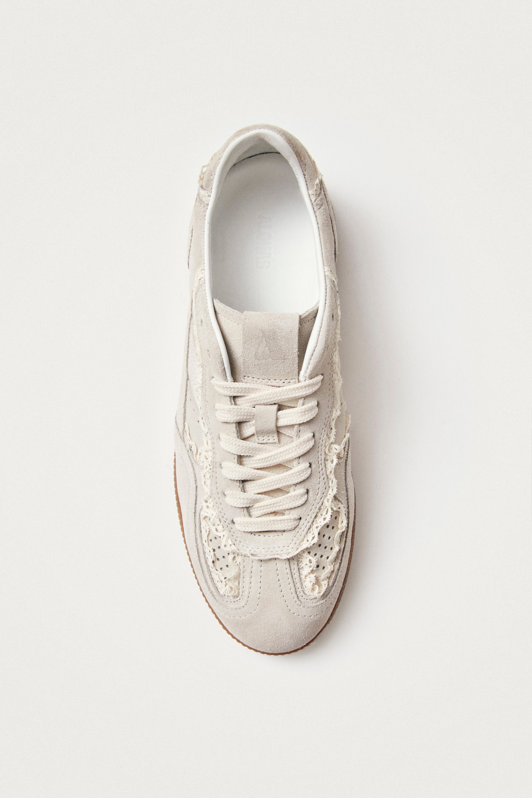Tb.490 Crochet Cream Leather Sneakers - Image 5