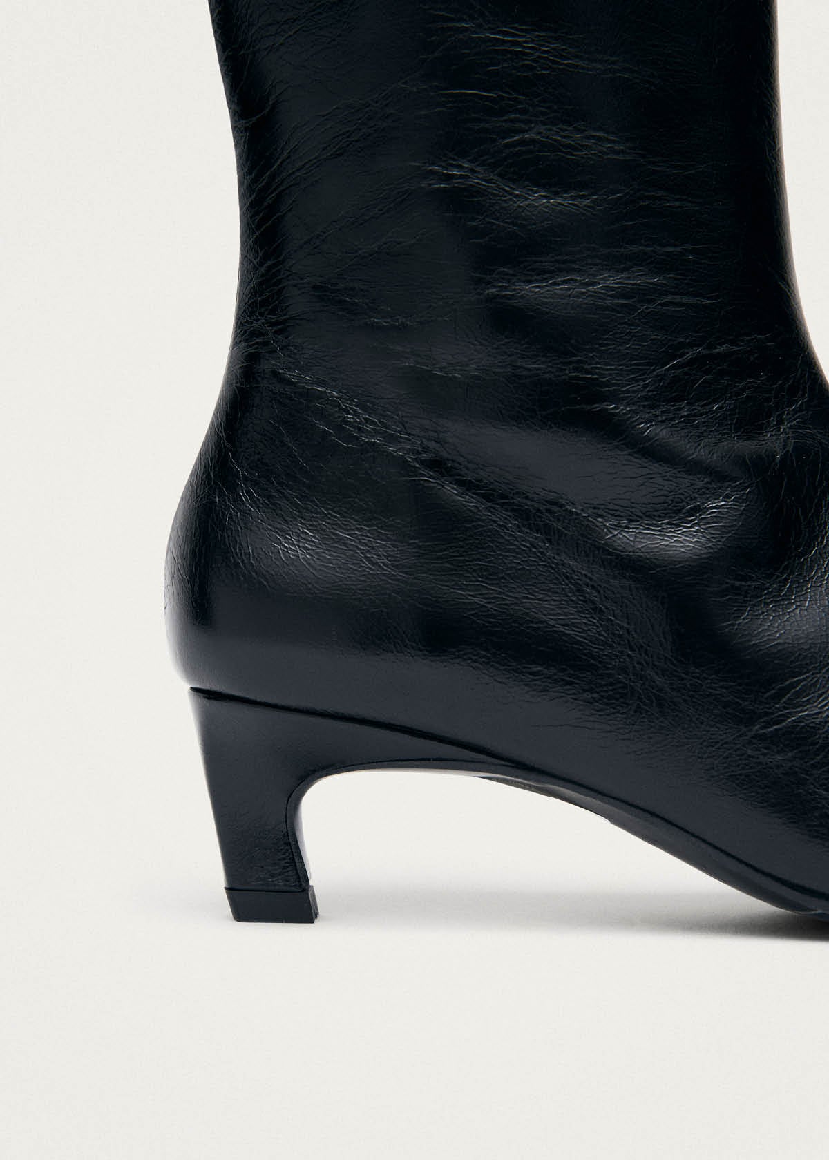 Ambar Rift Black Leather Ankle Boots - Image 7