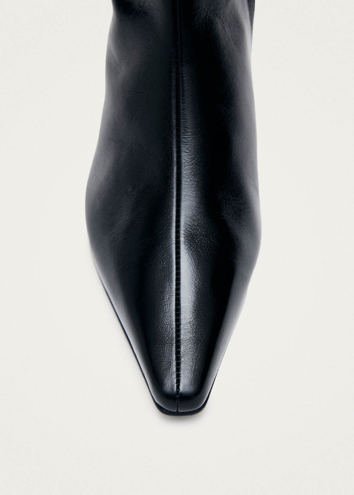 Ambar Rift Black Leather Ankle Boots - Image 4