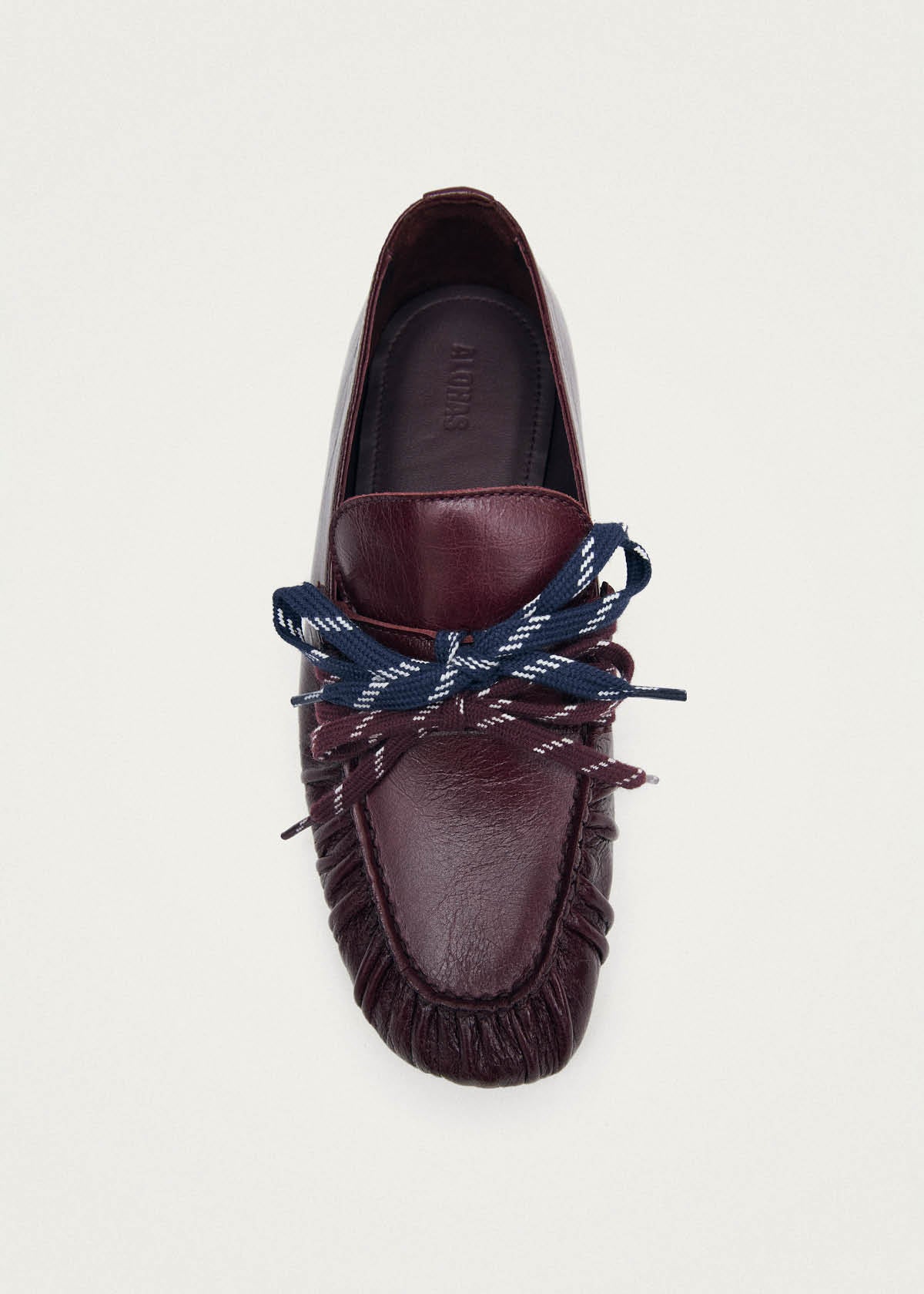 Aven Lace Rift Burgundy Leather Loafers - Image 5