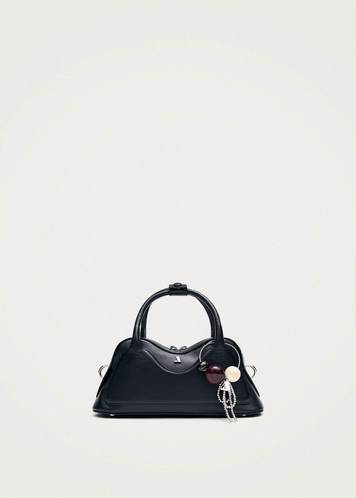 Hilma Mini Black Leather Bag - Image 4