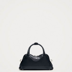 Hilma Mini Black Leather Bag