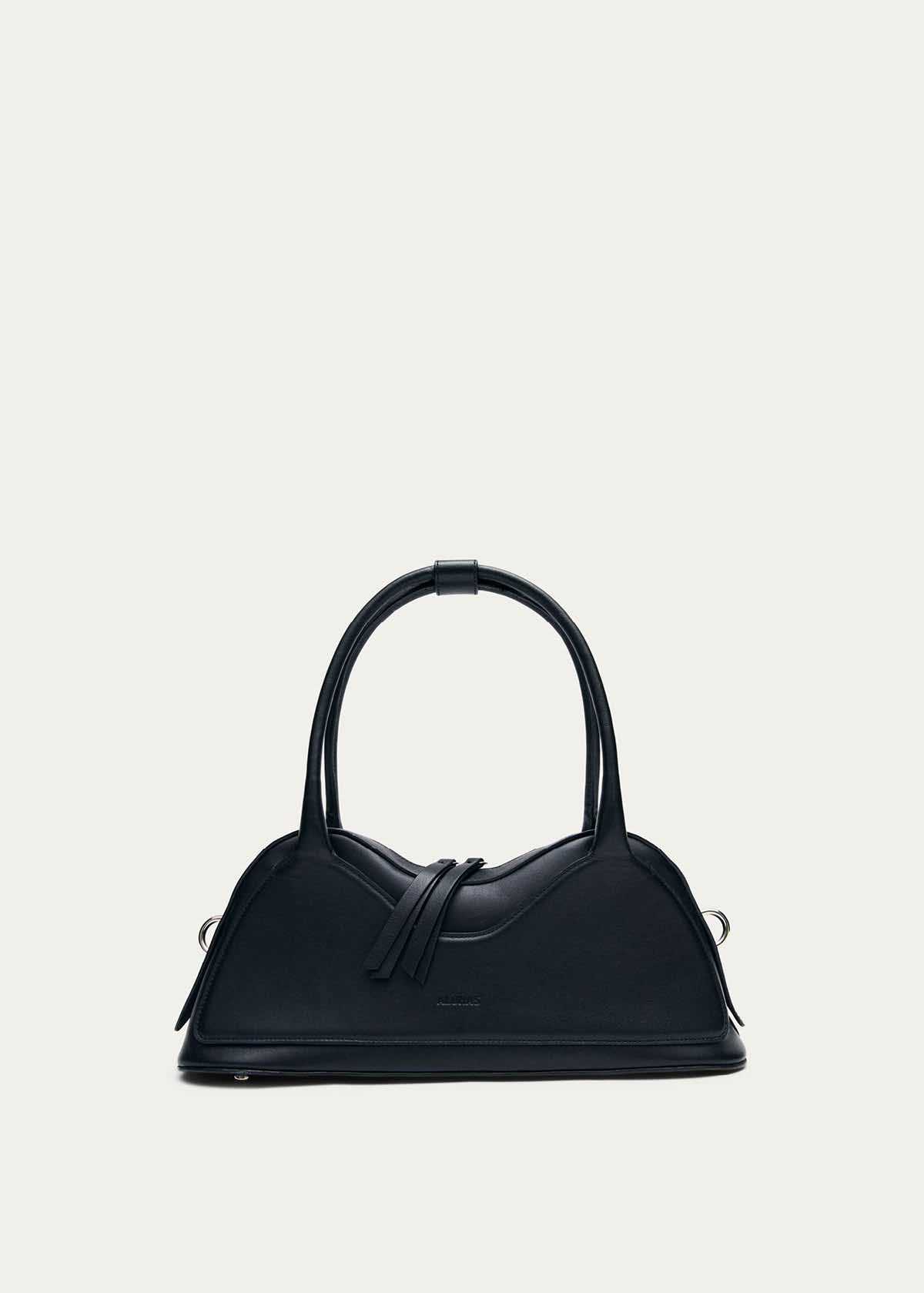 Hilma Vinyl Black Leather Bag - Image 5
