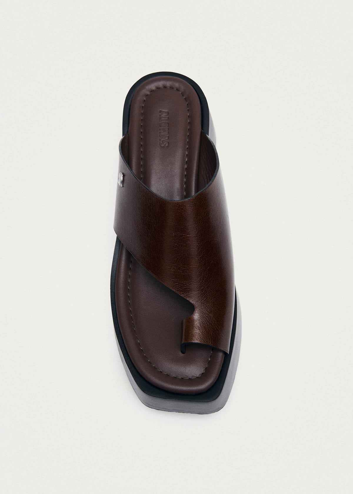 Nova Rift Brown Leather Sandals - Image 5