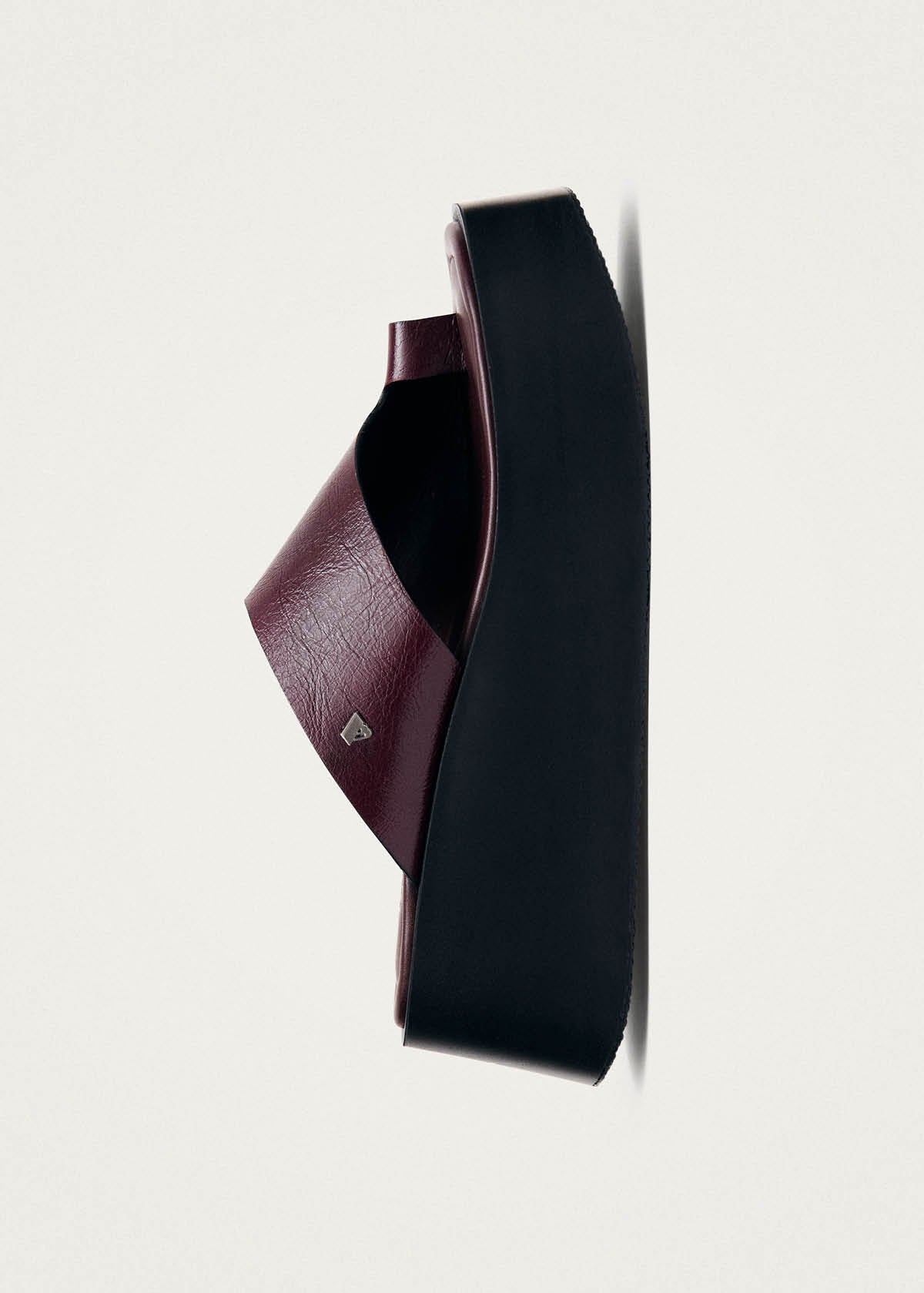 Nova Rift Burgundy Leather Sandals - Image 4