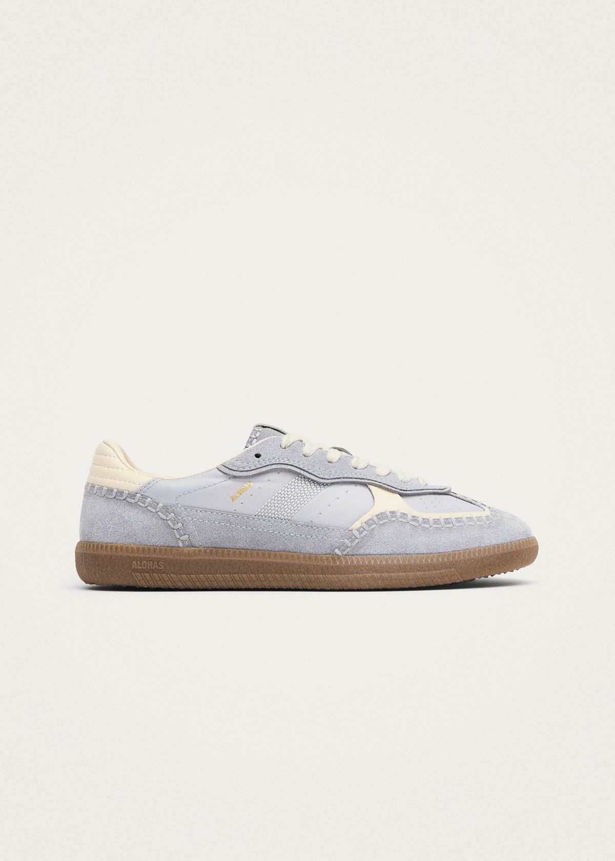 Tb.490 Recycled Pale Blue Leather Sneakers