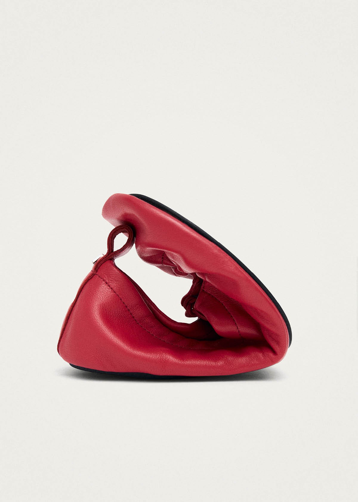 Rosalind Barefoot Red Leather Ballet Flats - Image 7