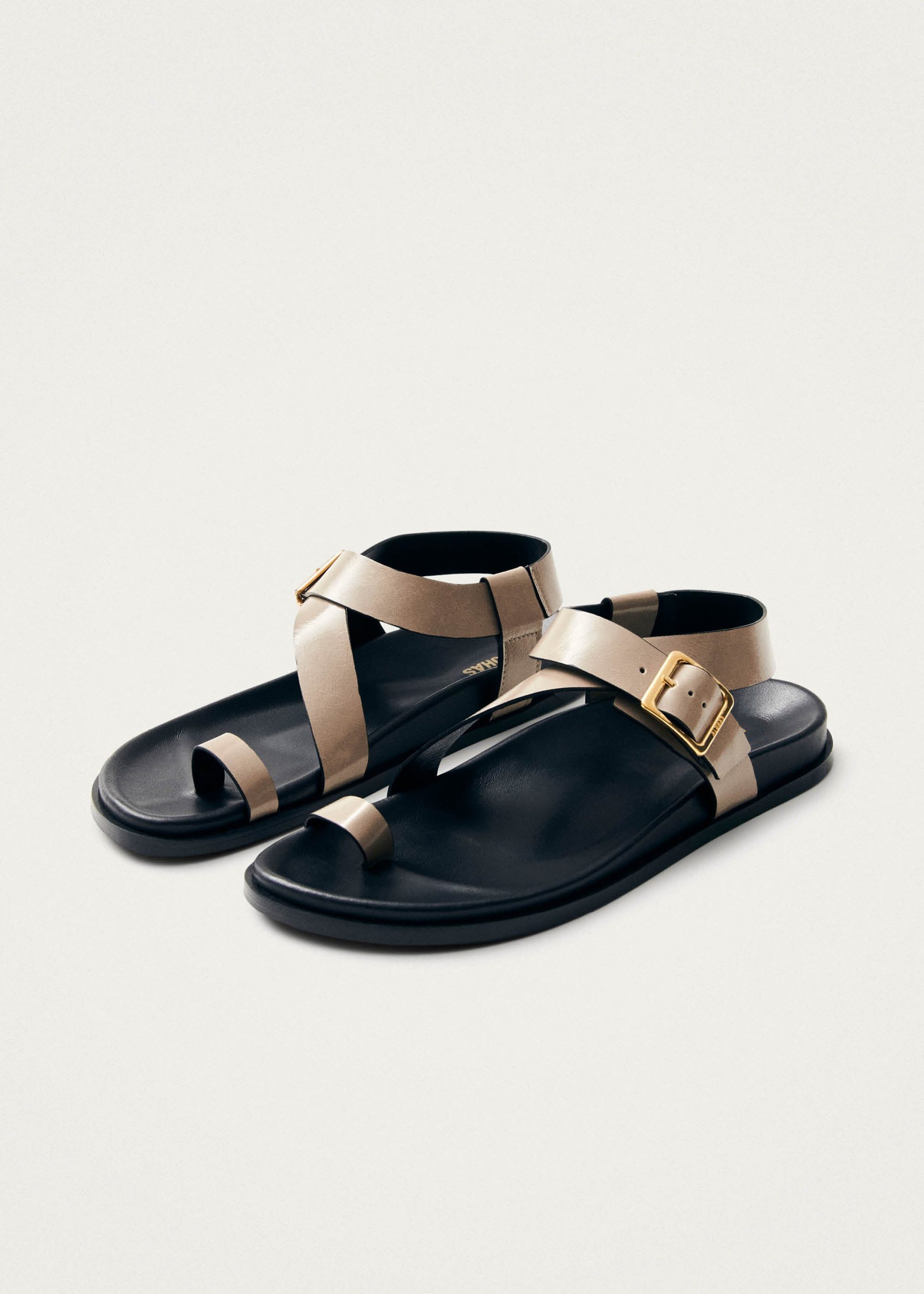 Siren Onix Stone Beige Leather Sandals - Image 2