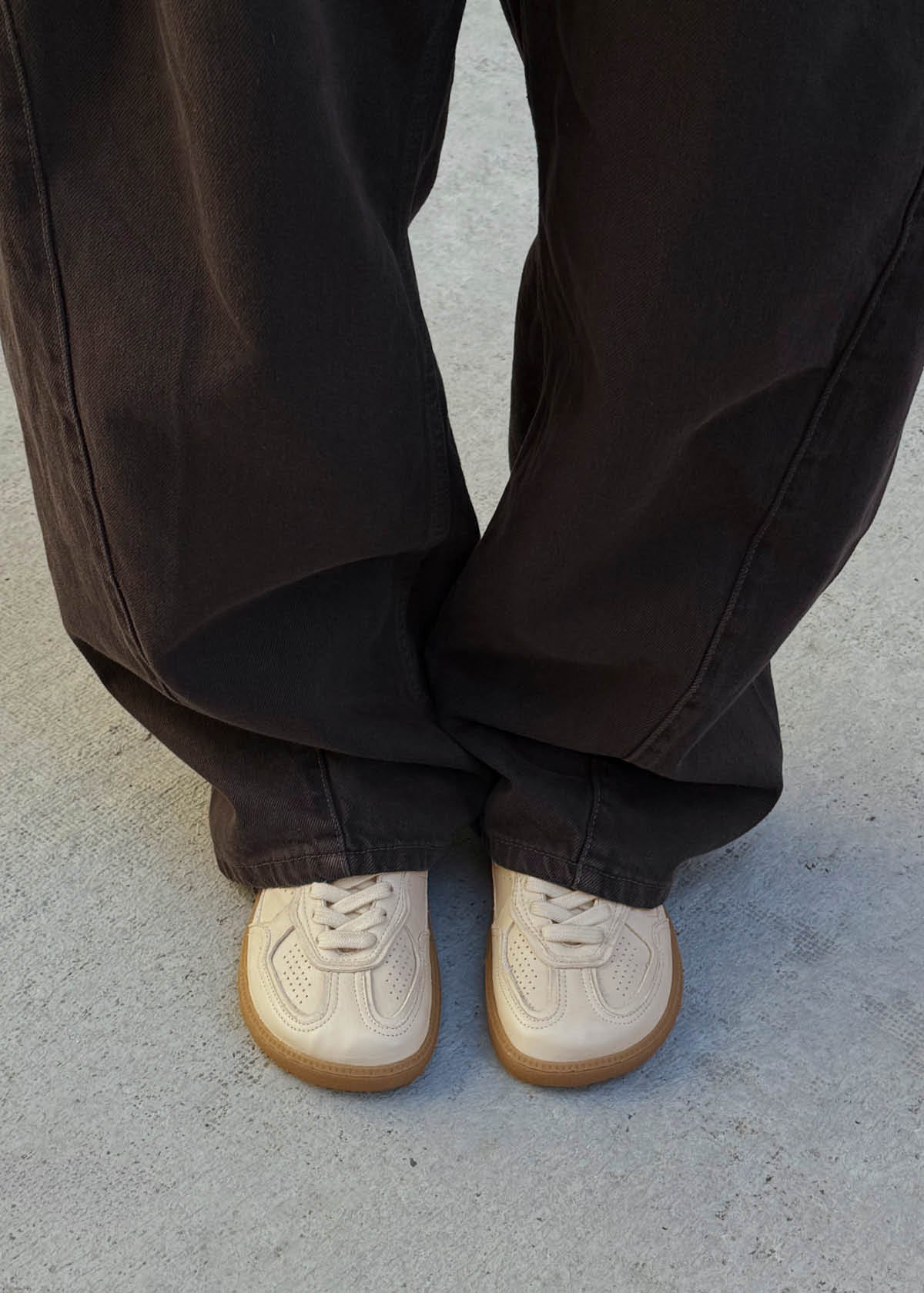 Tb.00 Barefoot Cream Leather Sneakers - Image 2