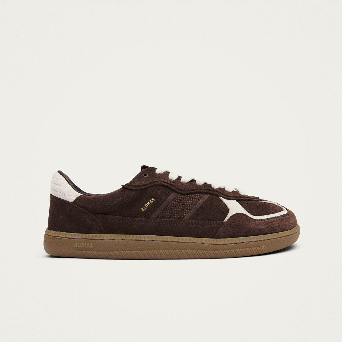 Tb.00 Barefoot Rife Cocoa & Off White Leather Sneakers - Image 3
