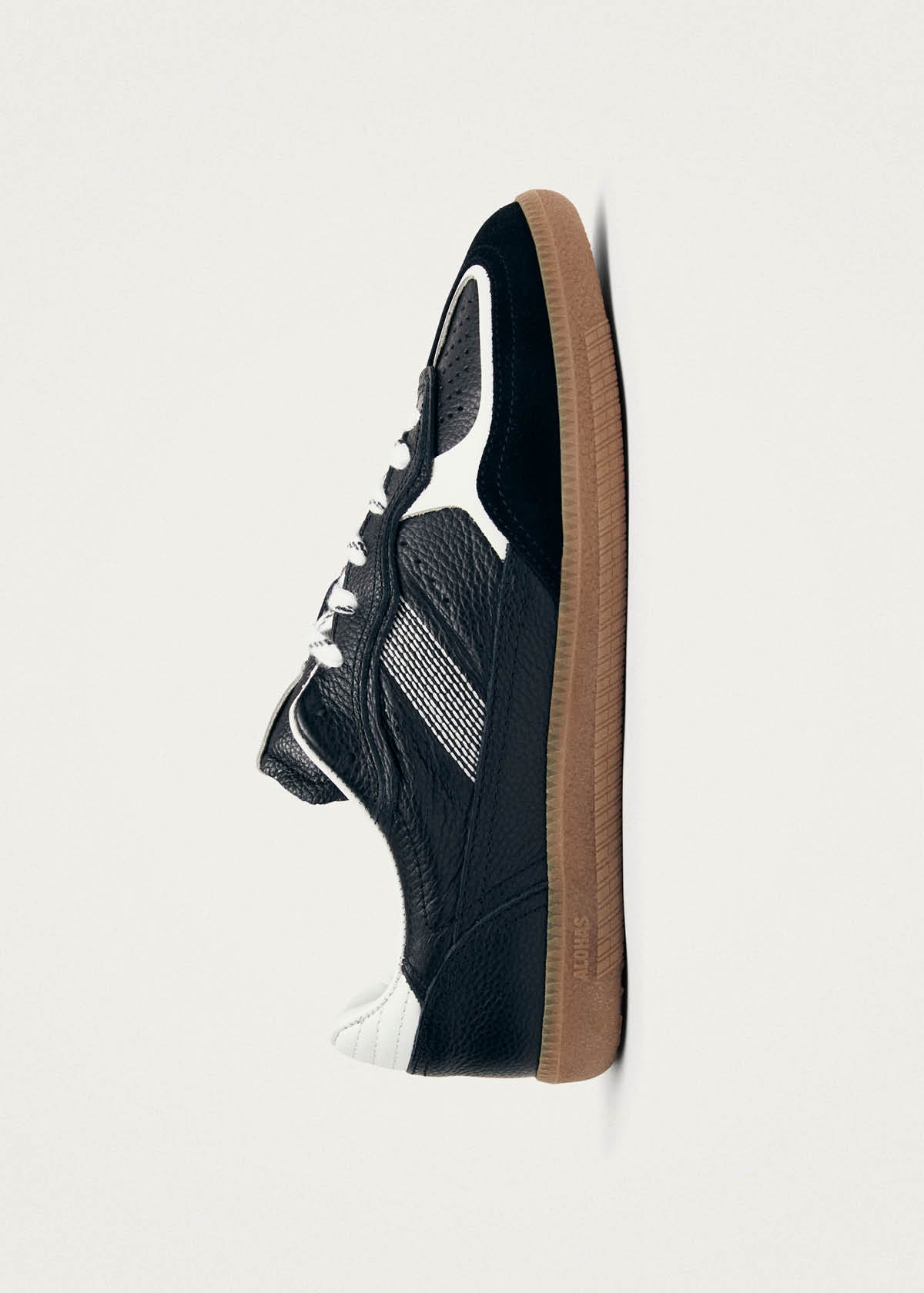 Tb.490 Rife Grain Black & White Leather Sneakers - Image 4
