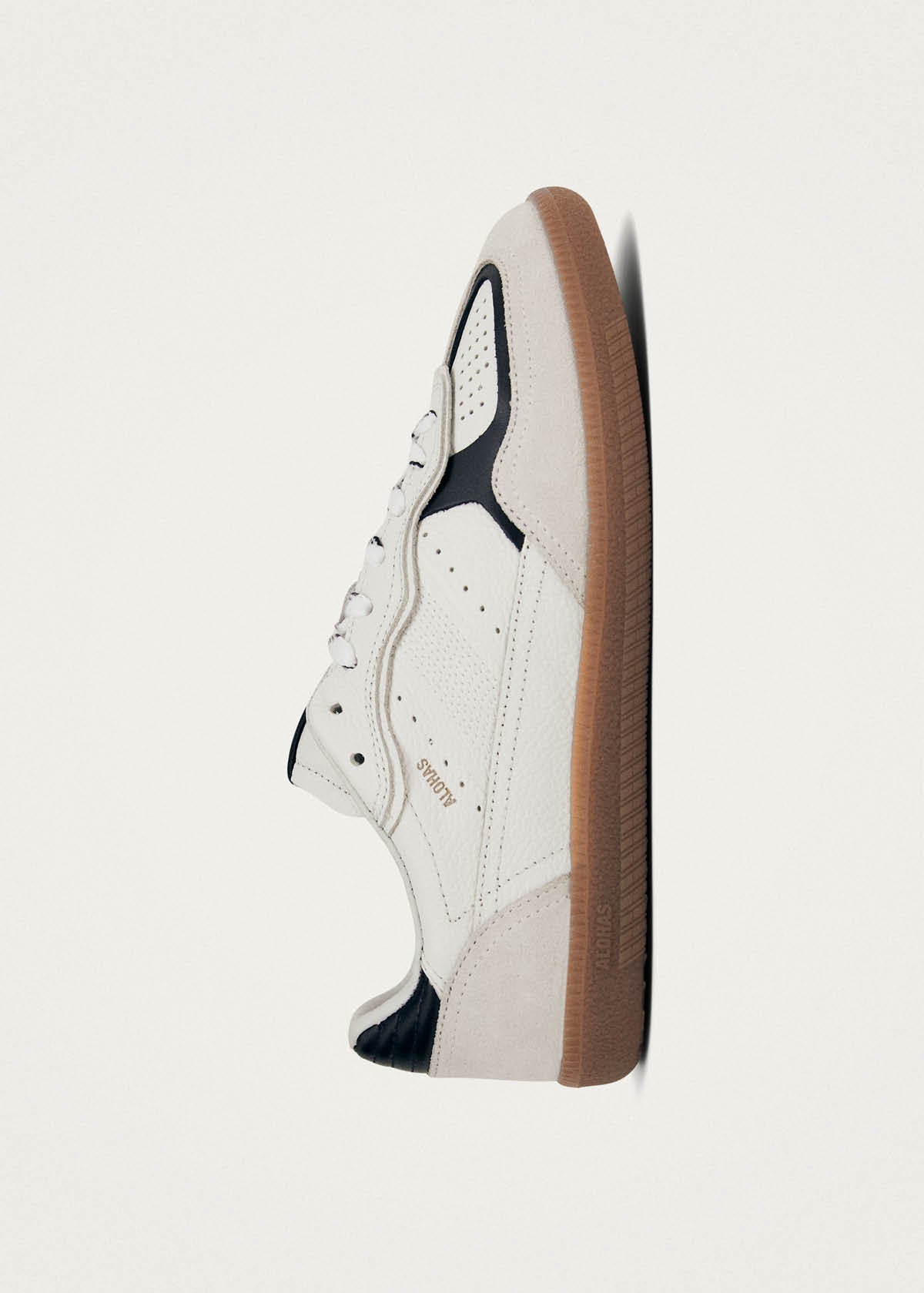 Tb.490 Rife Grain White Black Leather Sneakers - Image 5