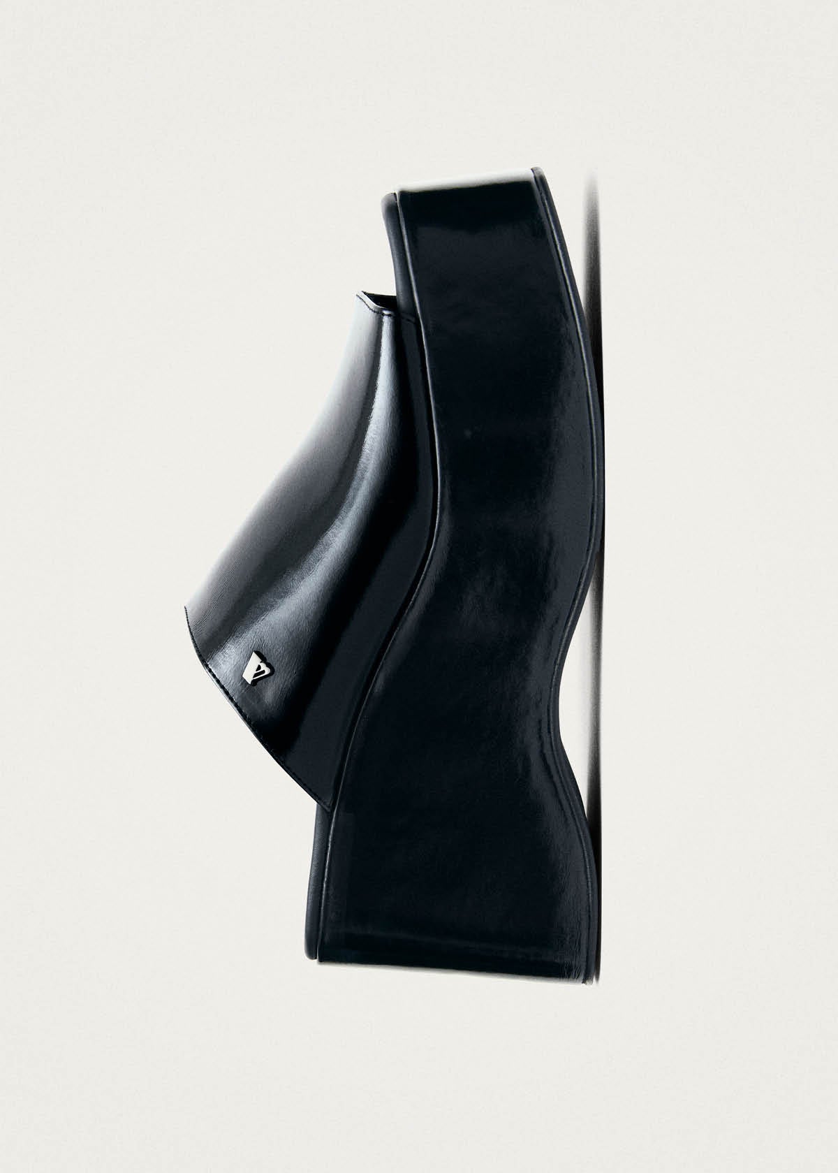 Vale Patent Black Leather Sandals - Image 4